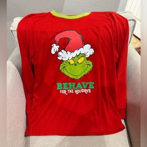 New Grinch Pajama top size L